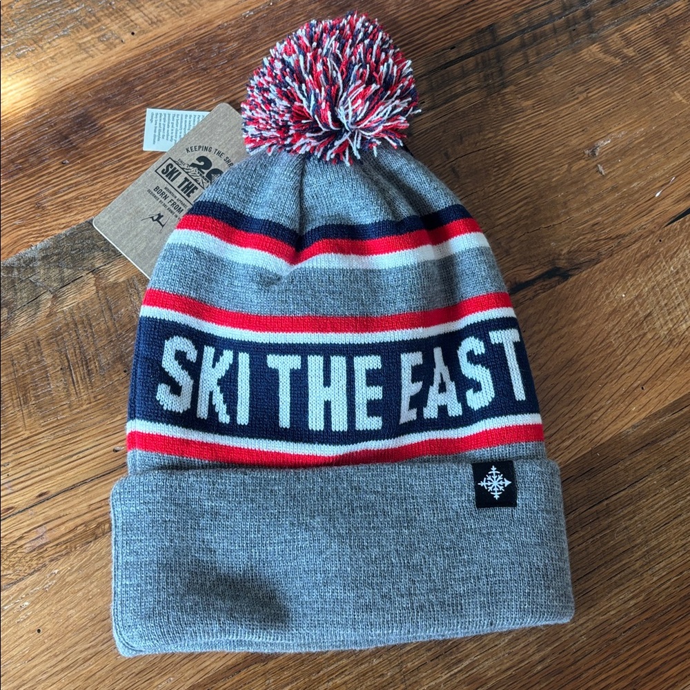 Ski The East Hat Pom NWT UNISEX